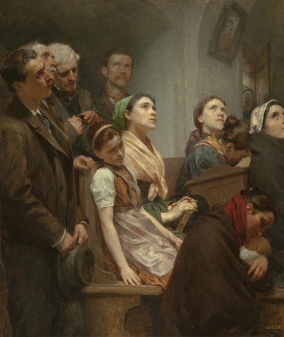 De preek door Eduard Lebiedzki