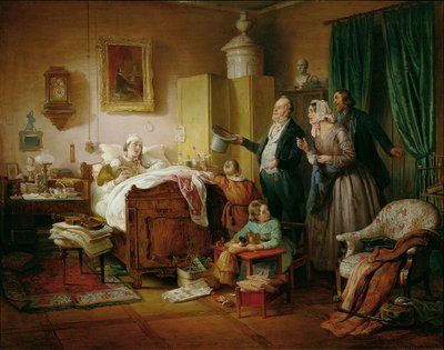 De zieke muzikant door Eduard Ritter