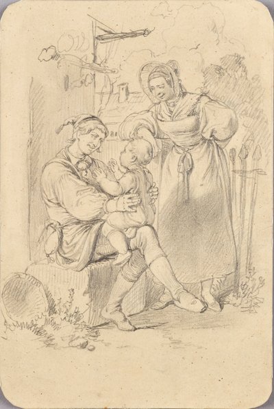 De gelukkige familie door Eduard Ritter