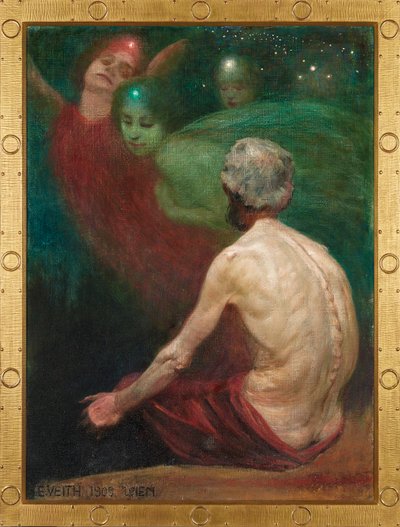 Alberich en de Rijndochters door Eduard Veith