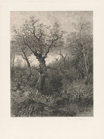 Herfst door Eduard Willmann, after Eduard Marak