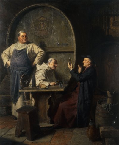 Een goed wijnjaar door Eduard von Grutzner