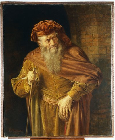 Shylock, 1897 door Eduard von Grutzner