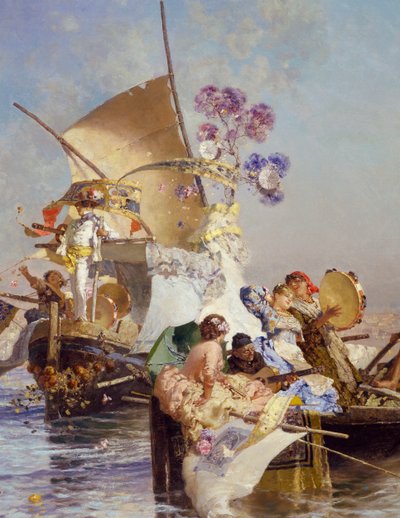 Het Nieuwe Lied Met Woorden en Muziek, door Edoardo Dalbono, detail door Eduardo Dalbono