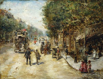 Les Grands Boulevards, Parijs door Eduardo Leon Garrido