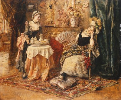 Theetijd door Eduardo Leon Garrido