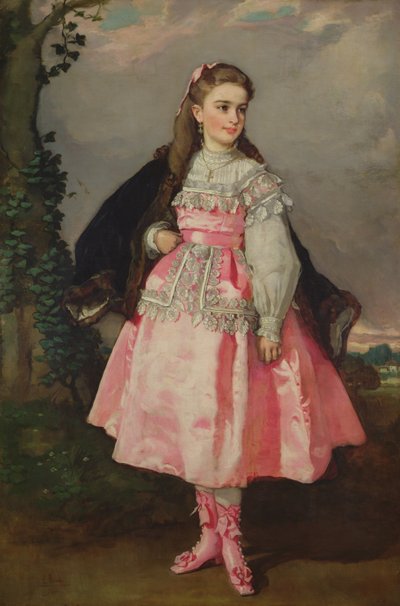 De gravin van Santovenia, 1871 door Eduardo Rosales