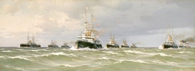 Het Kanaaleskader door Eduardo de Martino