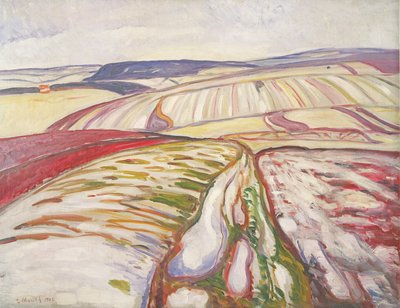 Vorst aan de rand van Eilgersburg door Edvard Munch
