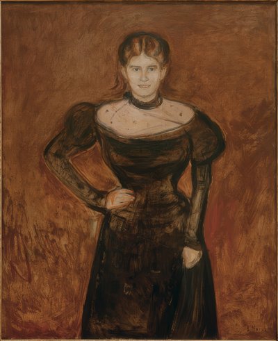 Aase Nørregaard door Edvard Munch