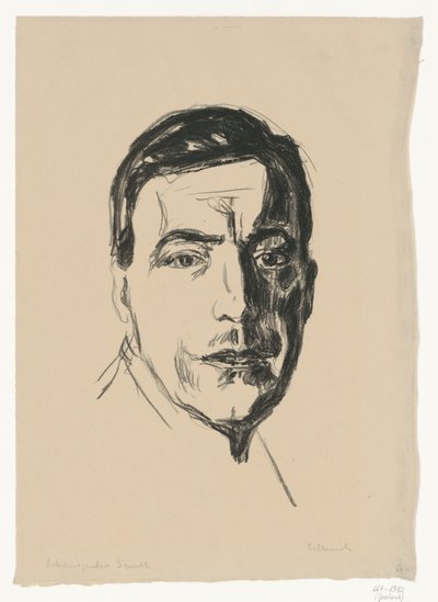 Albrecht Schmidt (smid) door Edvard Munch