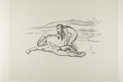 Alpha en Omega door Edvard Munch