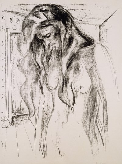 Huilend meisje door Edvard Munch
