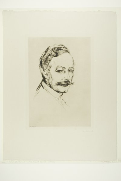 Dr. Max Linde door Edvard Munch