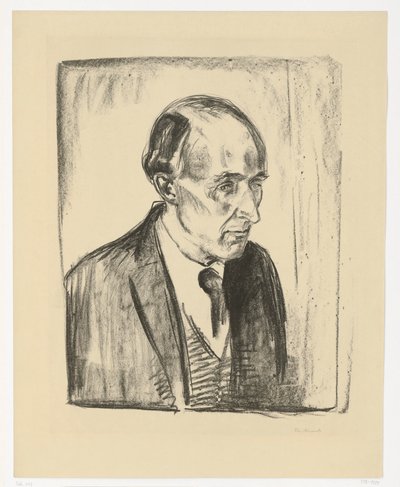 Frederick Delius door Edvard Munch
