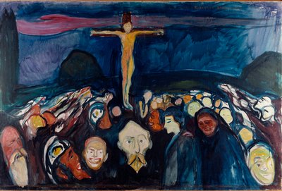 Golgotha door Edvard Munch