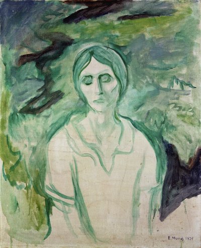 Gotisch meisje door Edvard Munch