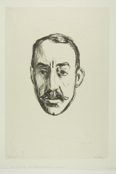 Henry van de Velde door Edvard Munch