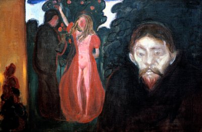 Jaloezie, 1895 door Edvard Munch