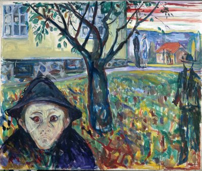 Jaloezie in de tuin door Edvard Munch