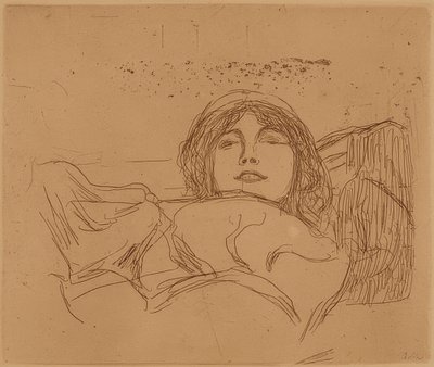 Jonge vrouw door Edvard Munch