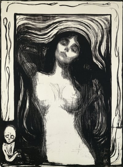 Madonna door Edvard Munch