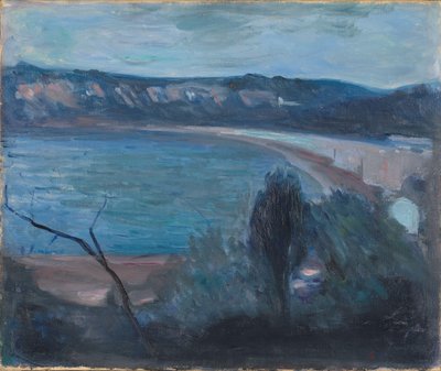 Maanlicht bij de Middellandse Zee door Edvard Munch