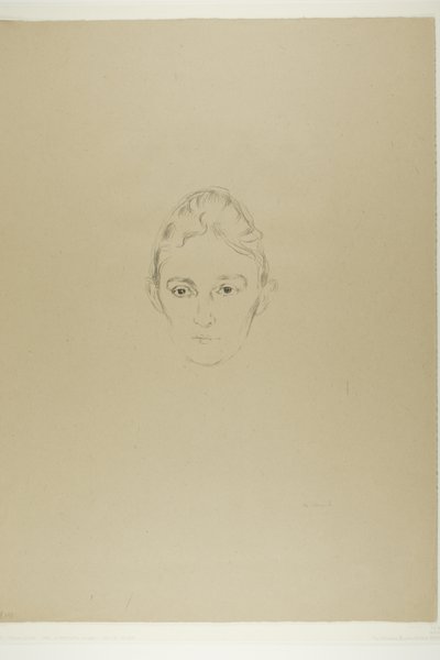 Mevrouw Marie Linde door Edvard Munch