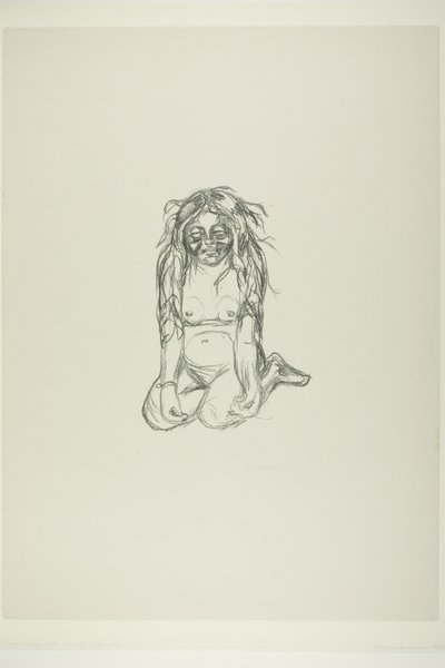 Omega Huilend door Edvard Munch