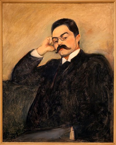 Portret van Thor Lutken (1863-1913) door Edvard Munch