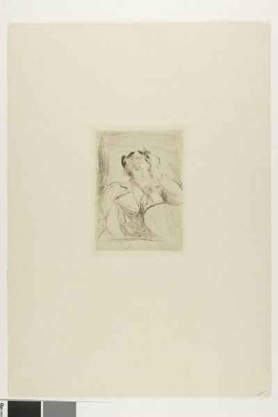 Portret van een jonge vrouw (Het Amerikaanse Meisje) door Edvard Munch