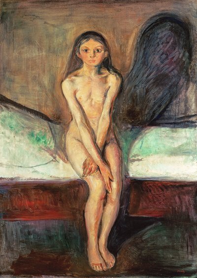 Puberteit. door Edvard Munch