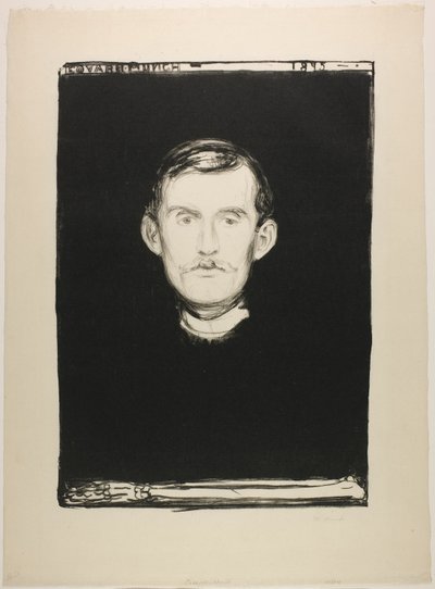Zelfportret door Edvard Munch