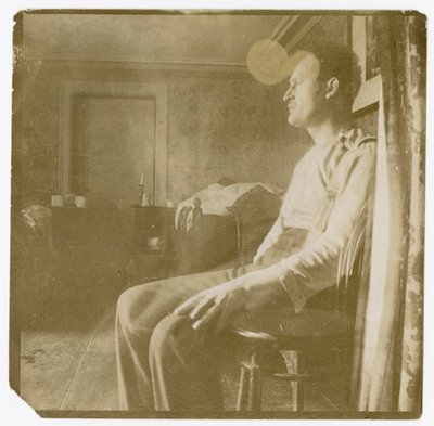 Zelfportret ergens op het continent I door Edvard Munch