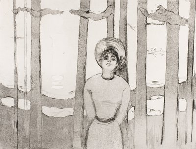 Zomernacht, De Stem, 1894 door Edvard Munch