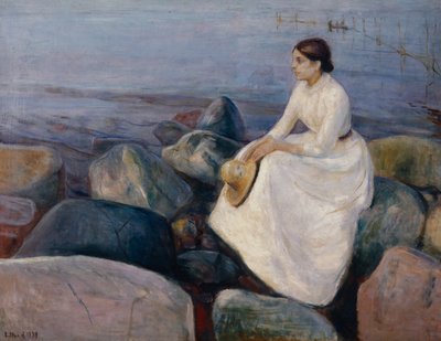 Zomeravond door Edvard Munch