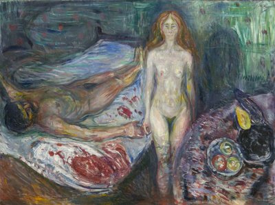 De Dood van Marat door Edvard Munch