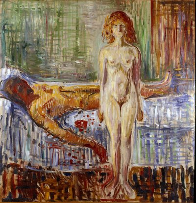 De dood van Marat II door Edvard Munch