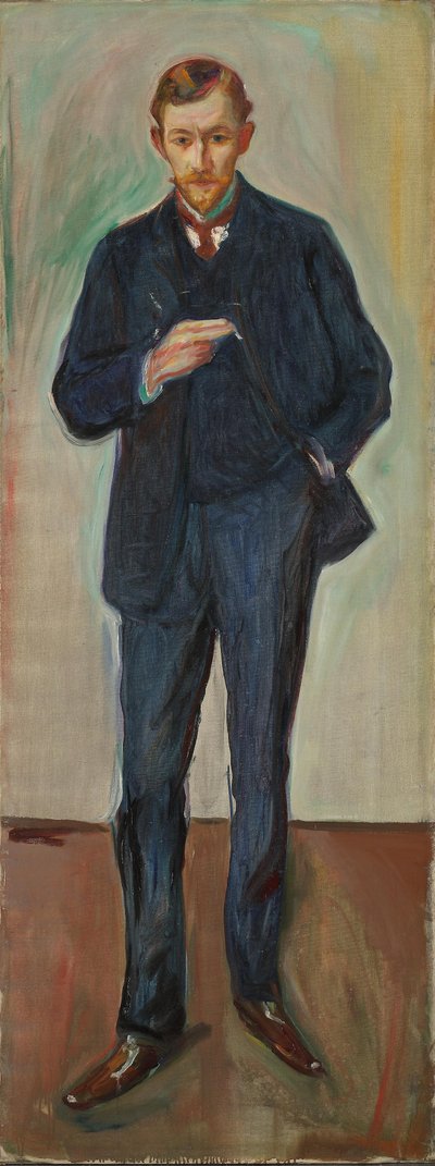 De Fransman, Marcel Archinard, c.1904 door Edvard Munch