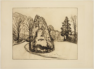 De tuin door Edvard Munch