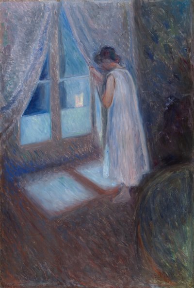 Het meisje bij het raam door Edvard Munch