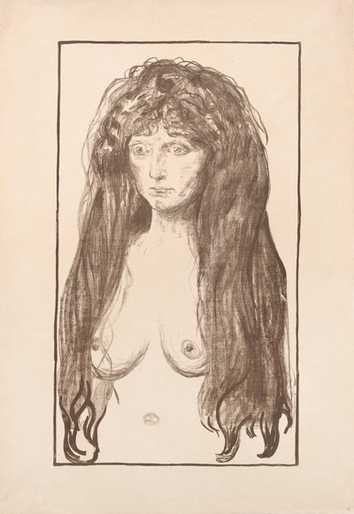 De Zonde, 1902 door Edvard Munch