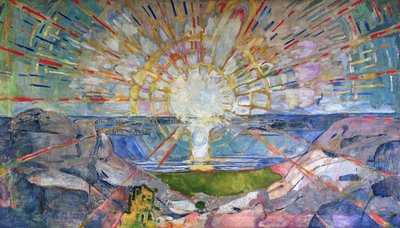 De zon door Edvard Munch