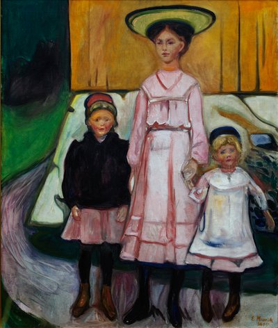 Drie Kinderen door Edvard Munch
