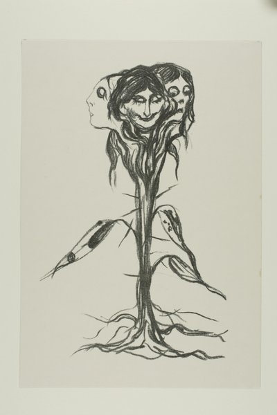 Vignet: Amaryllis door Edvard Munch