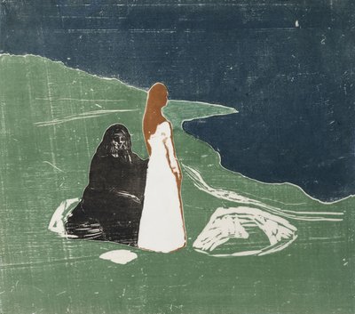 Vrouwen aan de kust door Edvard Munch