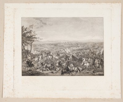 De slag bij Turijn 1706 door Edvard Sonne
