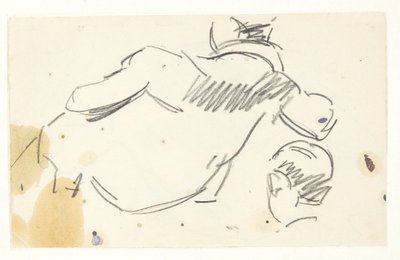 Figurenstudie voor het Langelinie-beeld door Edvard Weie