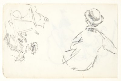 Figurenstudies voor het Langelinie-schilderij door Edvard Weie