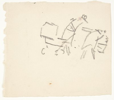 Figurenstudies voor het Langelinje-beeld door Edvard Weie